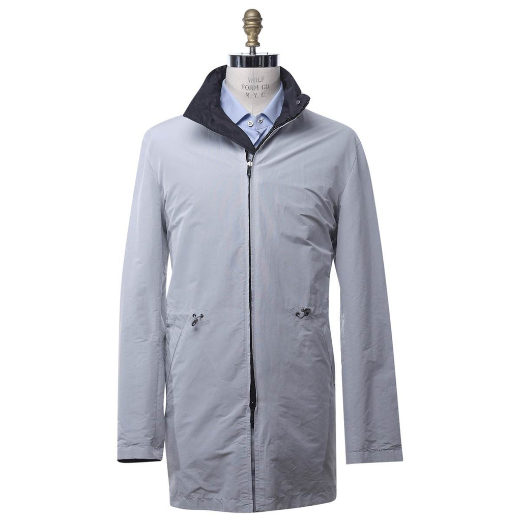 Kiton KITON Gray Cotton Pa Coat Gray 000