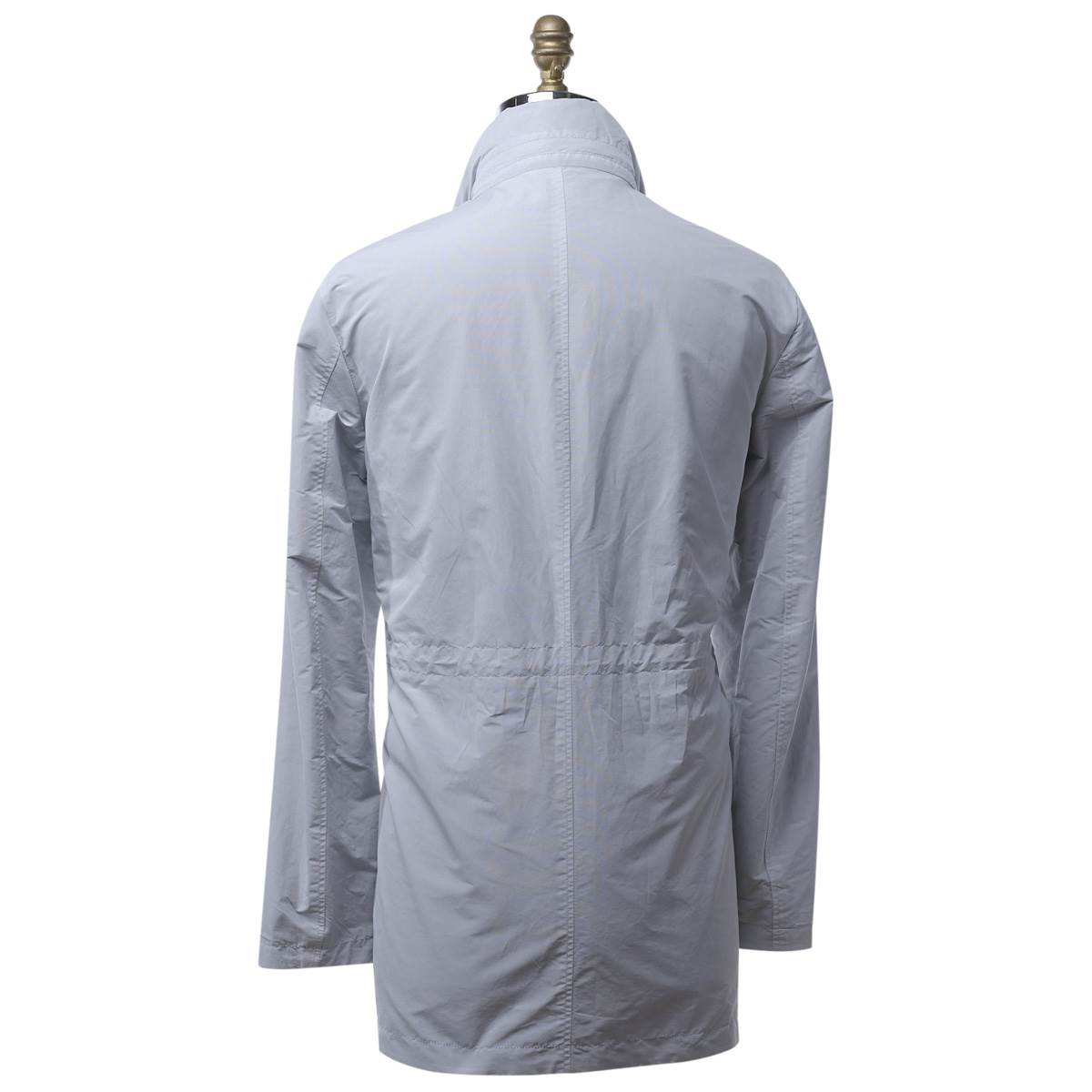 KITON Gray Cotton Pa Coat