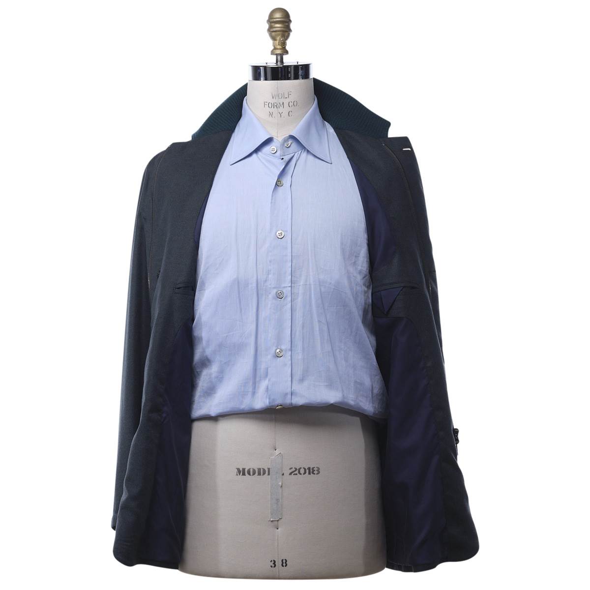 KITON Green Cashmere Coat