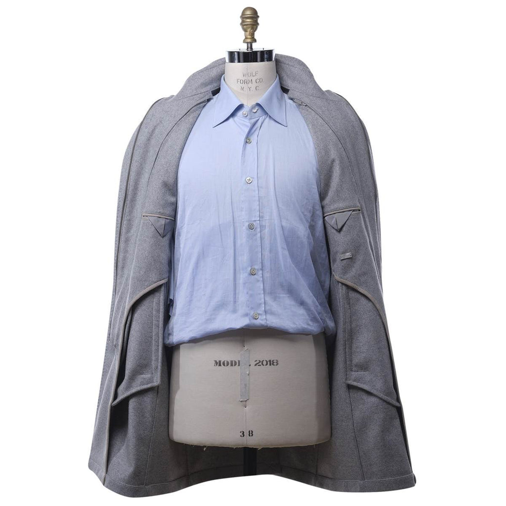 KITON Gray Cashmere Coat