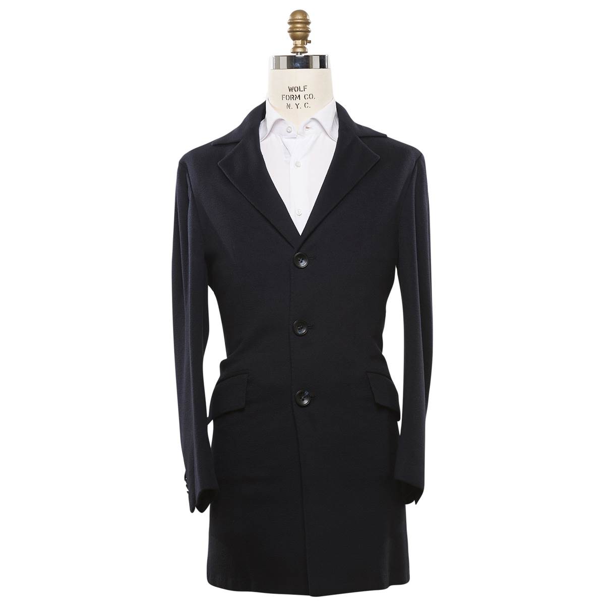Kiton KITON Dark Blue Cashmere Vicuna Perù Coat Dark Blue 000