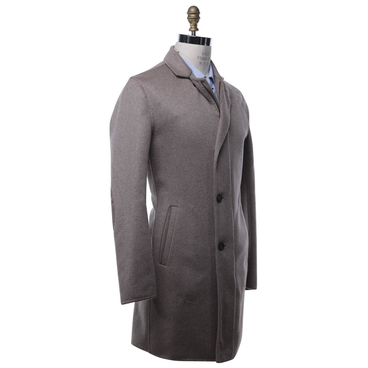 Kiton KITON Beige Cashmere Coat Beige 001