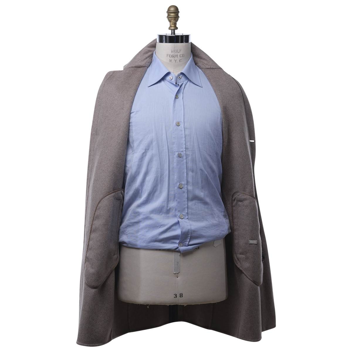 KITON Beige Cashmere Coat