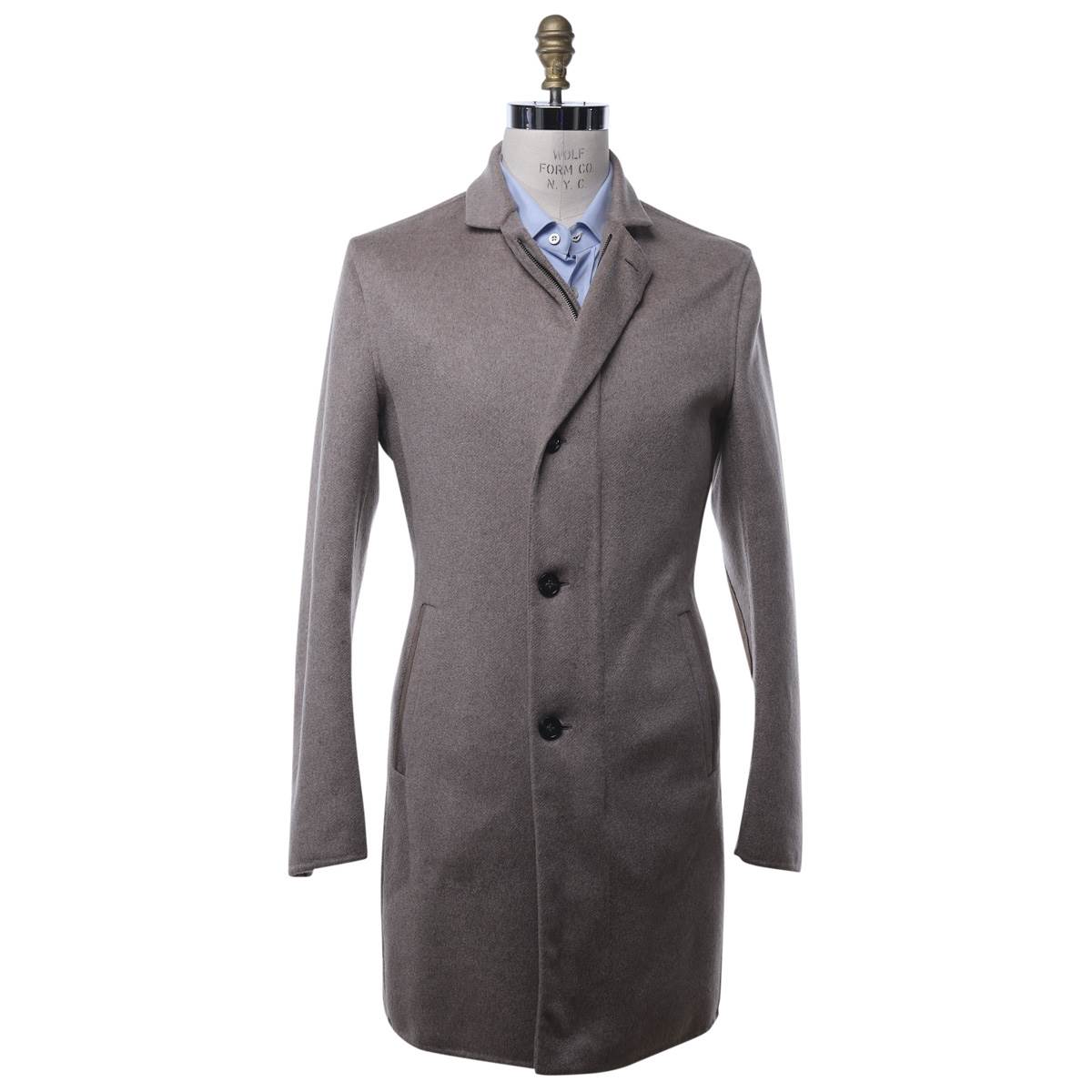 KITON Beige Cashmere Coat