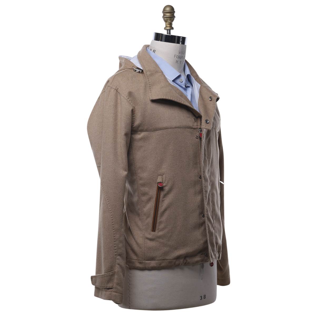 Kiton KITON Beige Cashmere Coat Beige 001