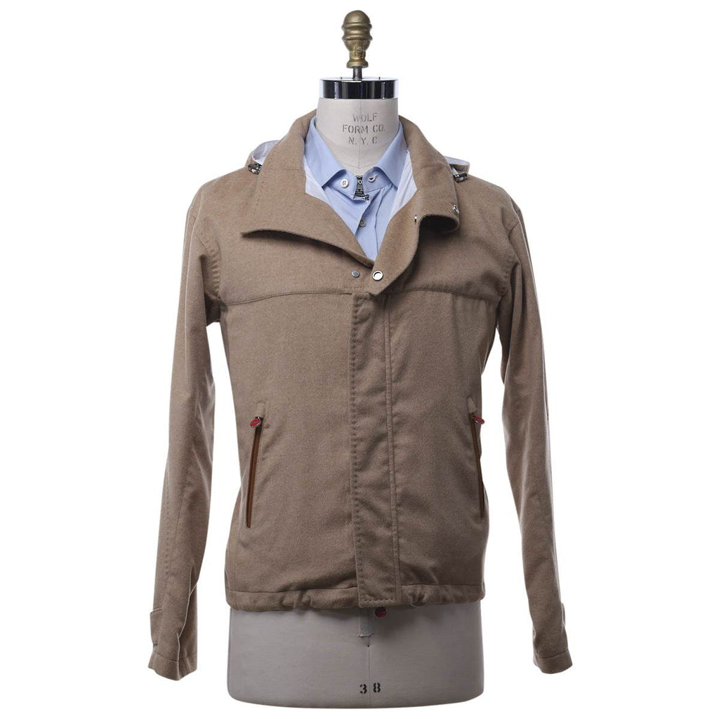 KITON Beige Cashmere Coat