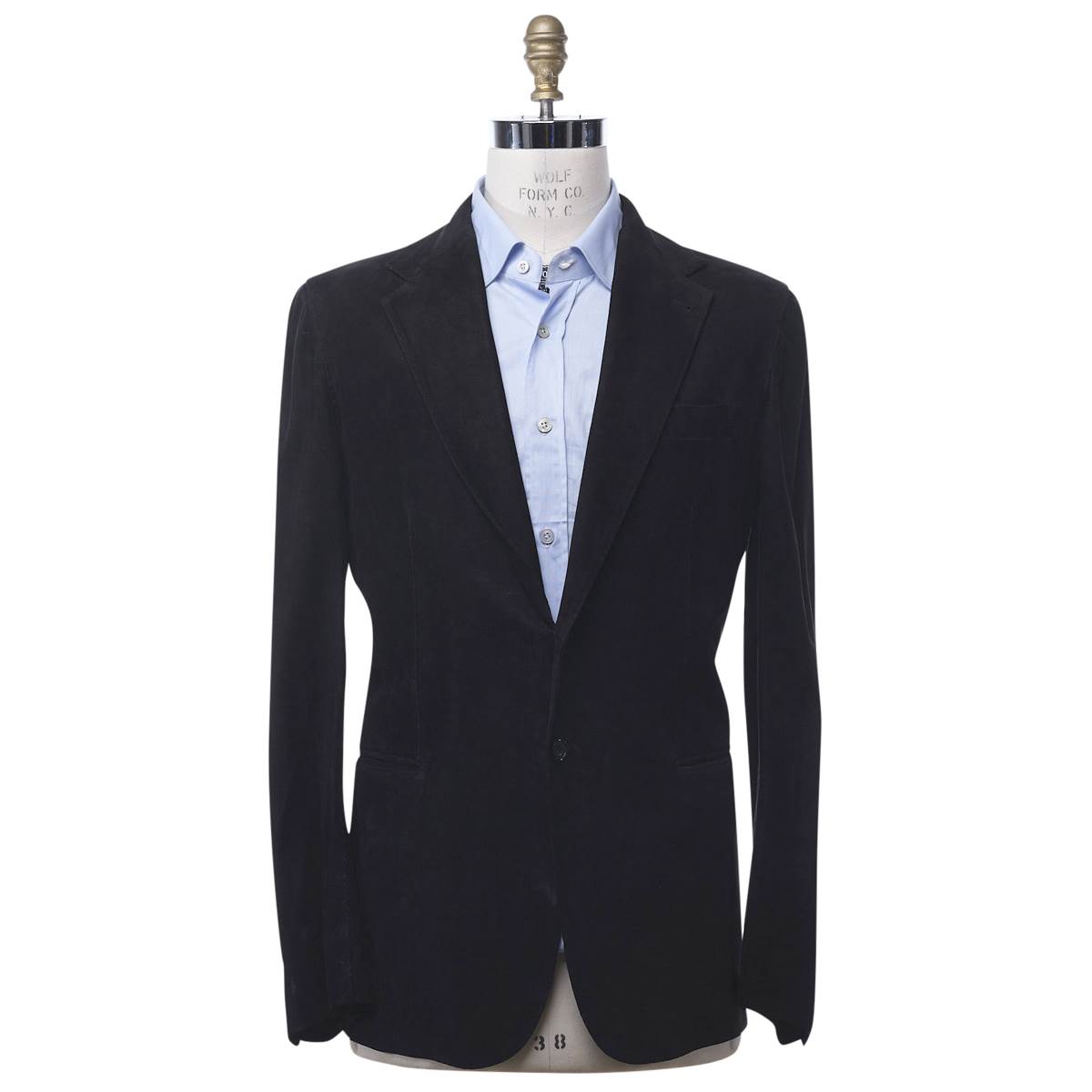 Kiton KITON Black Leather Lambskin Coat Black 000