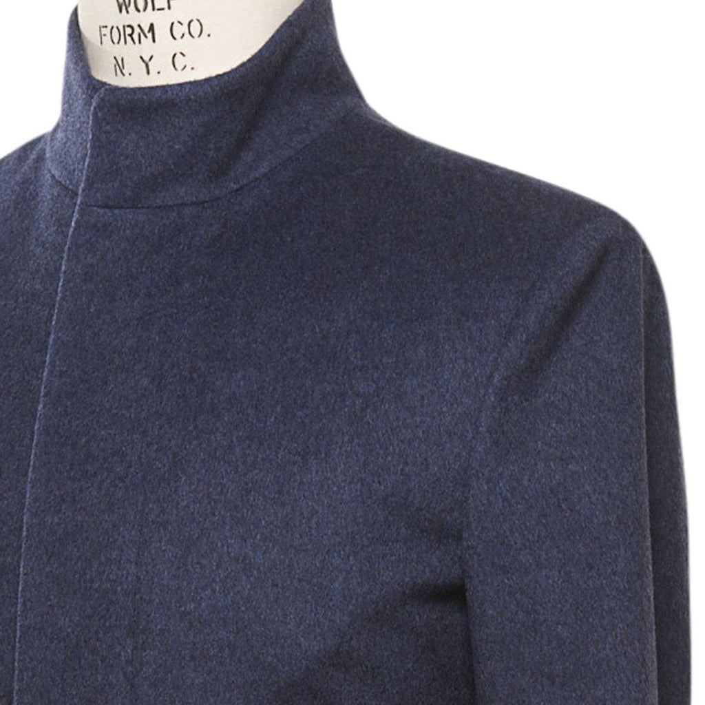 KITON Blue Cashmere Coat
