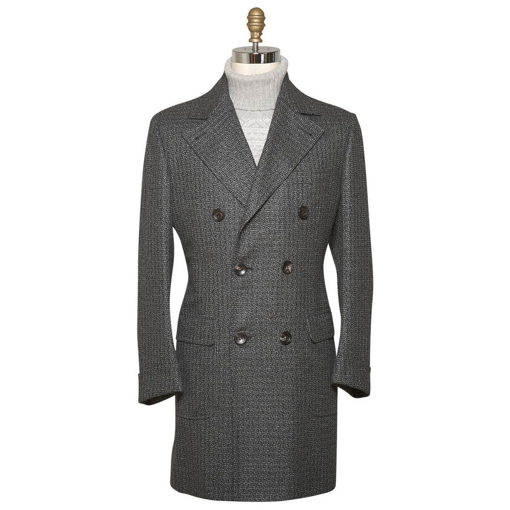 Kiton KITON Gray Cashmere Overcoat Gray 000