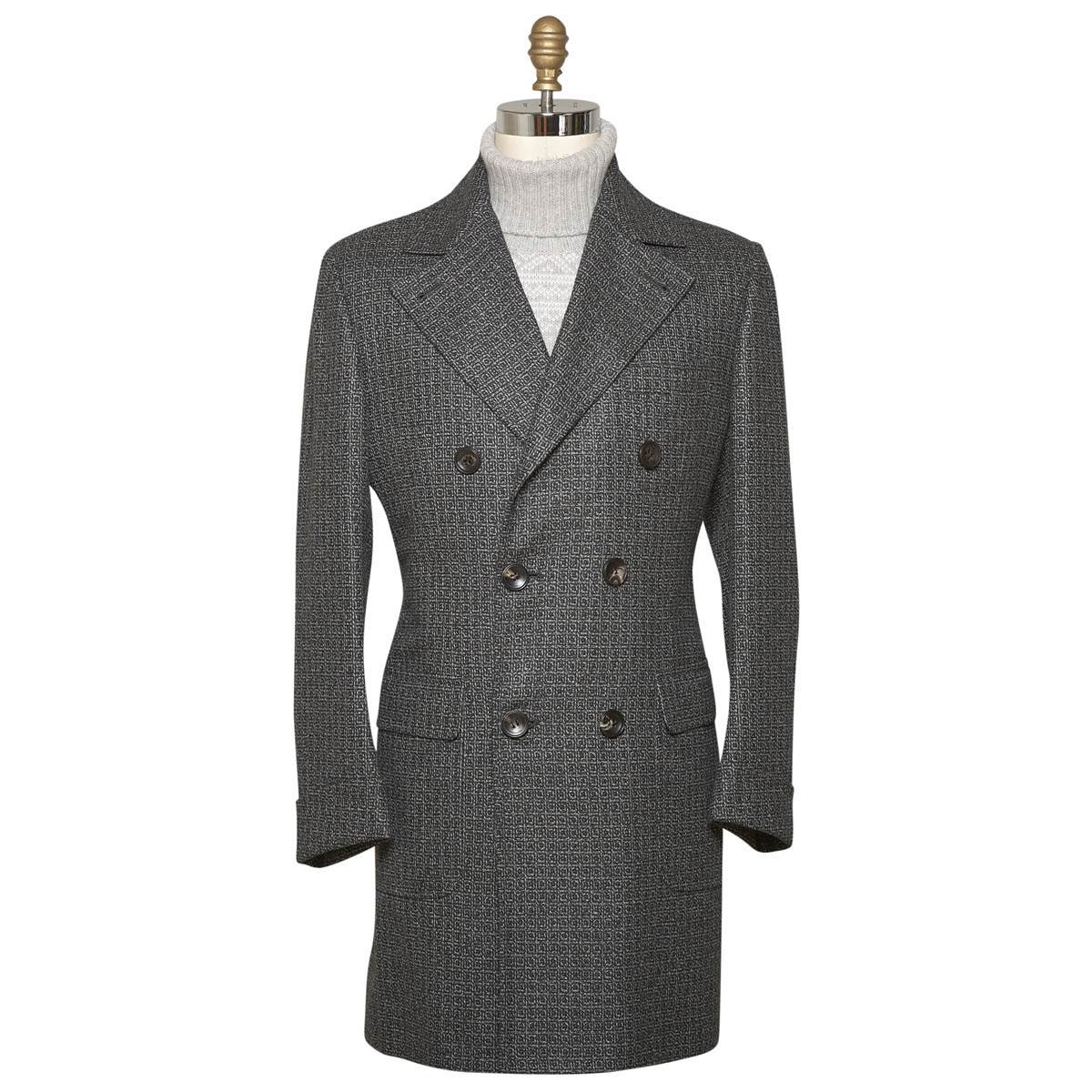Kiton KITON Gray Cashmere Overcoat Gray 000