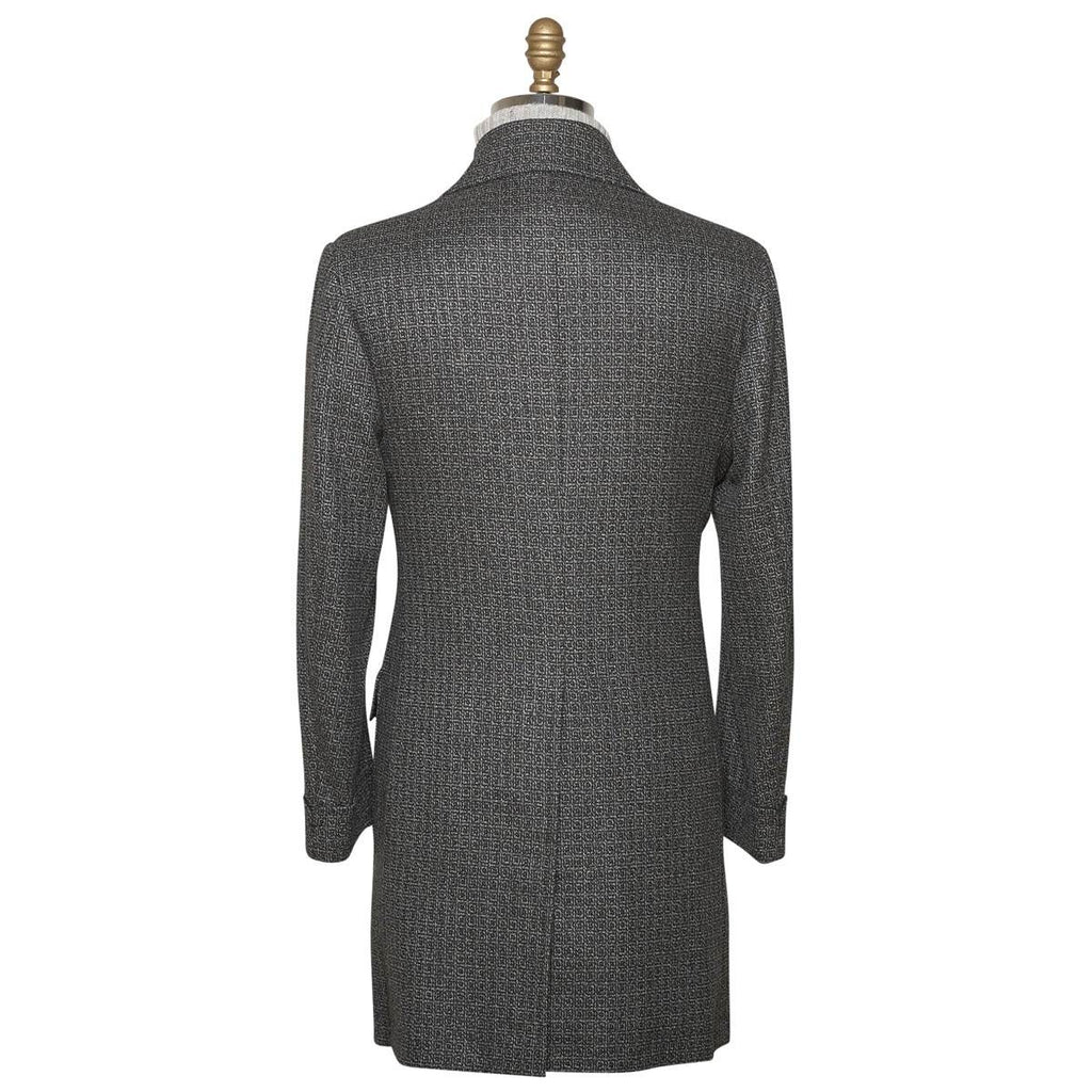 KITON Gray Cashmere Overcoat