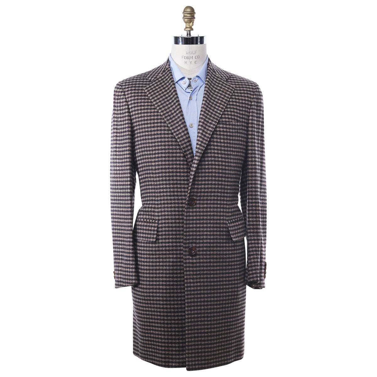 Kiton KITON Beige Brown Cashmere Overcoat Beige/Brown 000