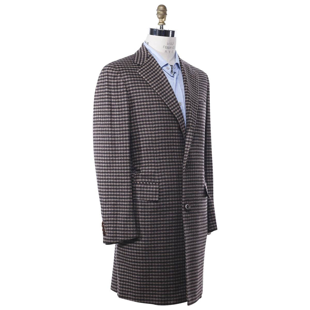 Kiton KITON Beige Brown Cashmere Overcoat Beige/Brown 001