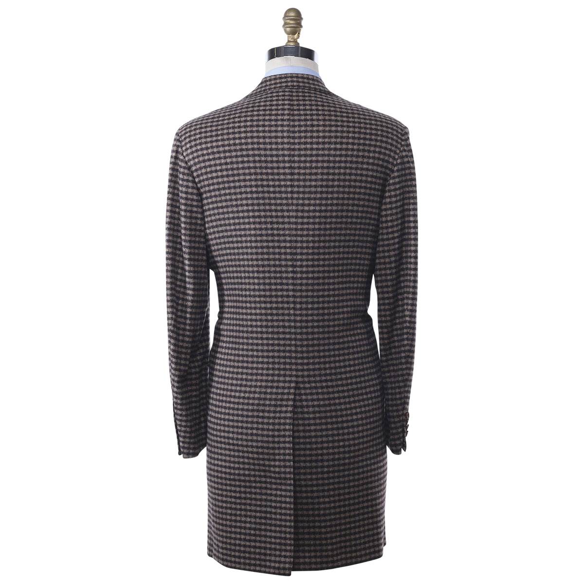 KITON Beige Brown Cashmere Overcoat
