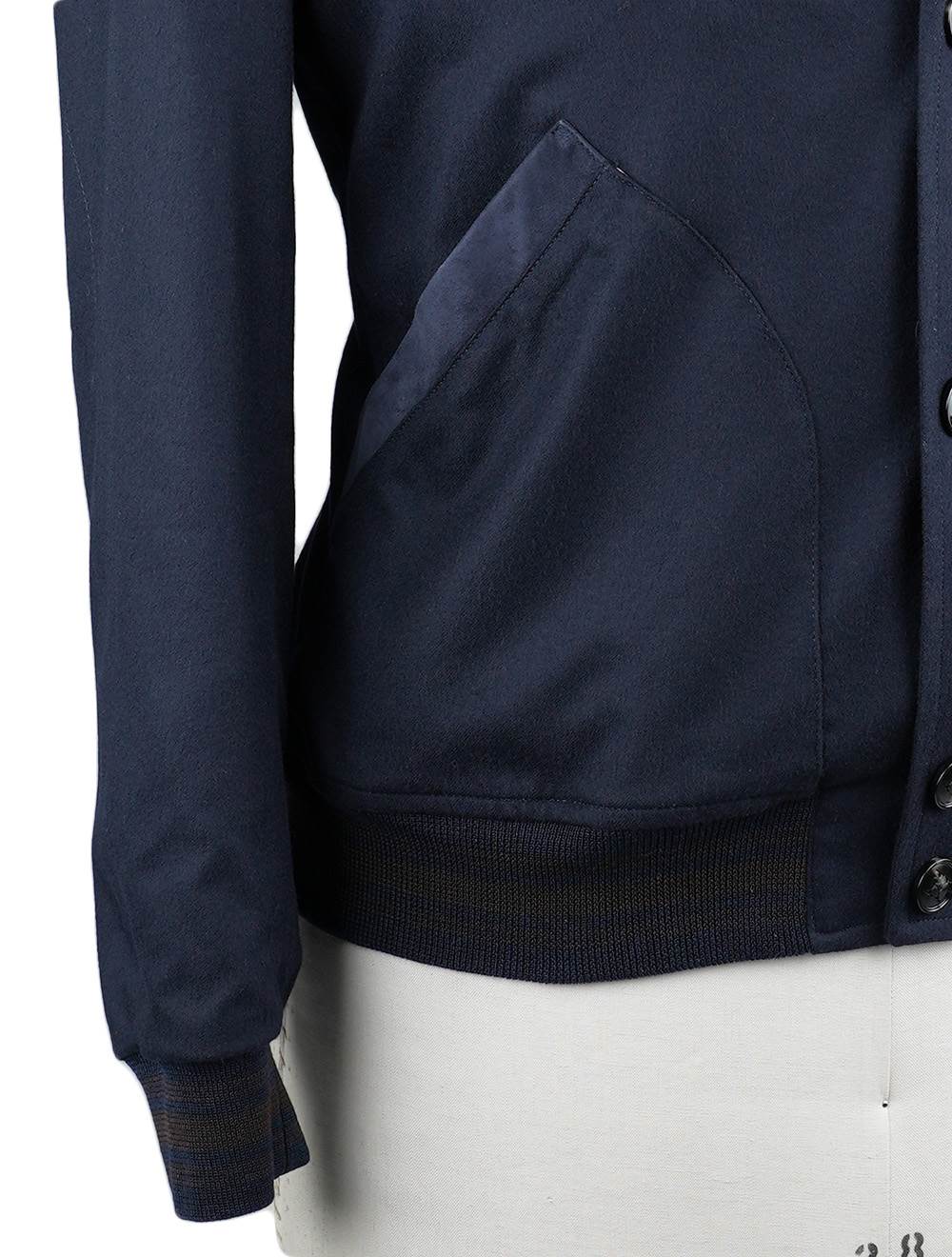 KITON Blue Cashmere Coat