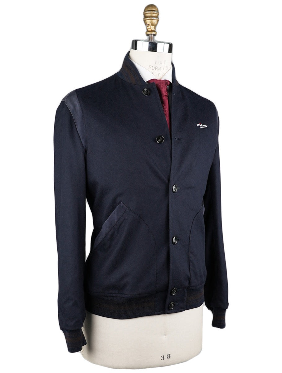 KITON Blue Cashmere Coat