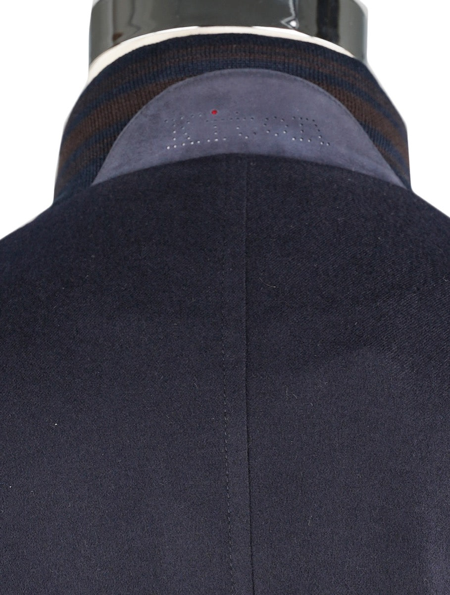 KITON Blue Cashmere Coat