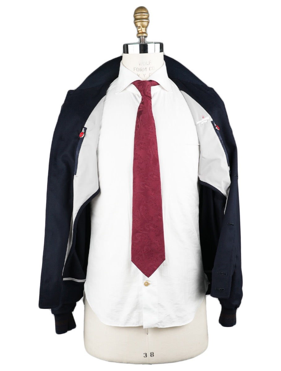 KITON Blue Cashmere Coat