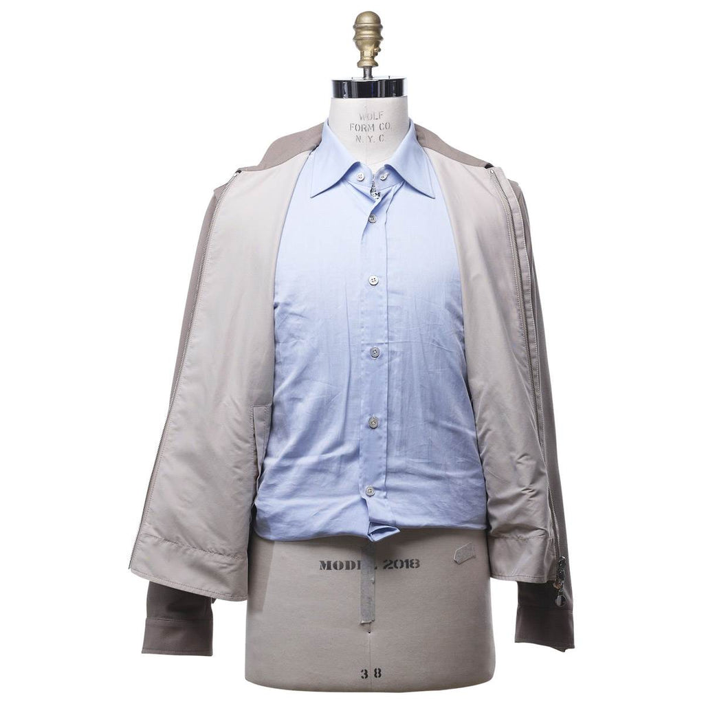 KITON Beige Wool Cotton Reverse Coat