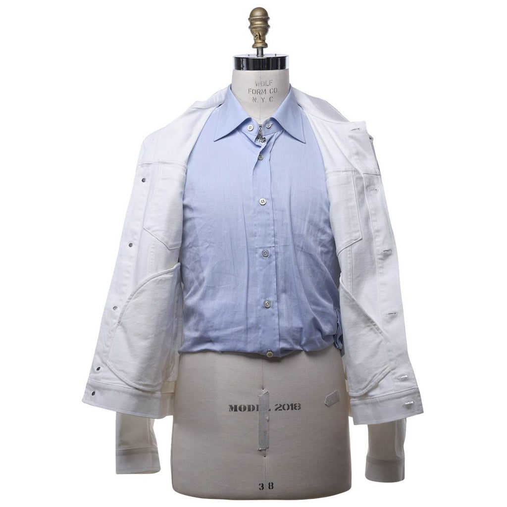 KITON White Cotton El Coat