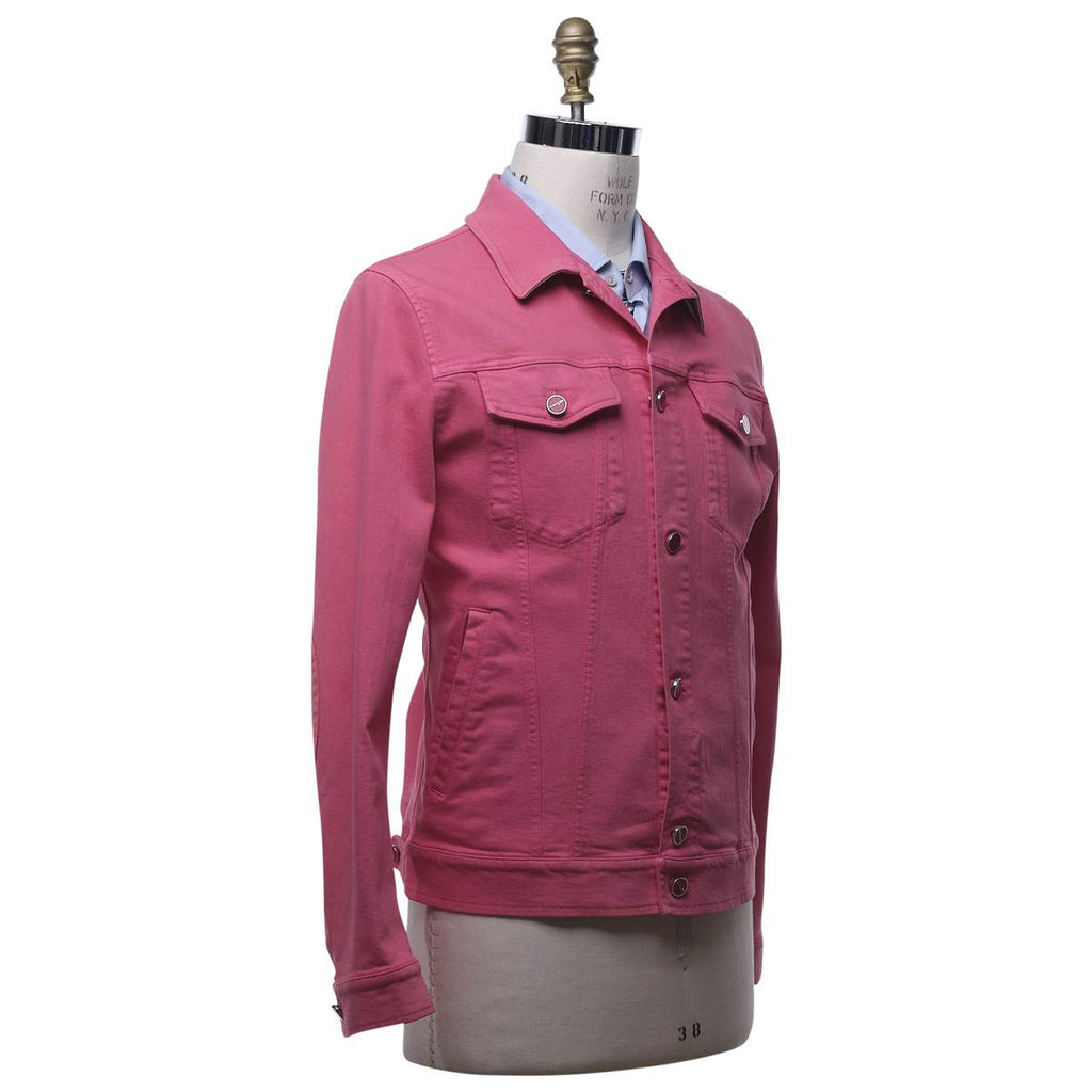 KITON Pink Cotton Ea Coat