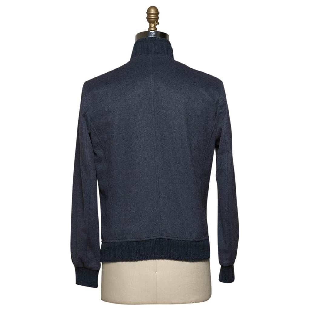 KITON Blue Cashmere Coat
