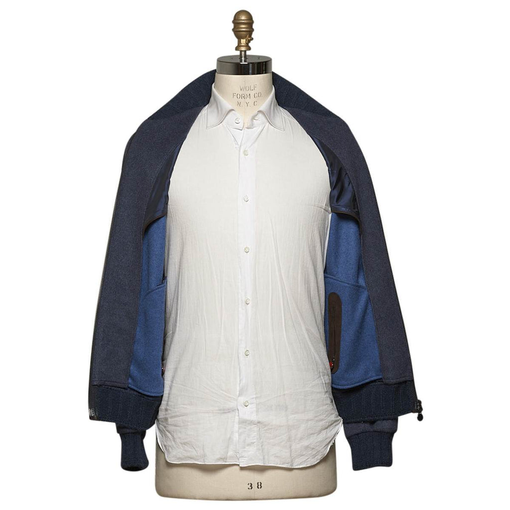 KITON Blue Cashmere Coat