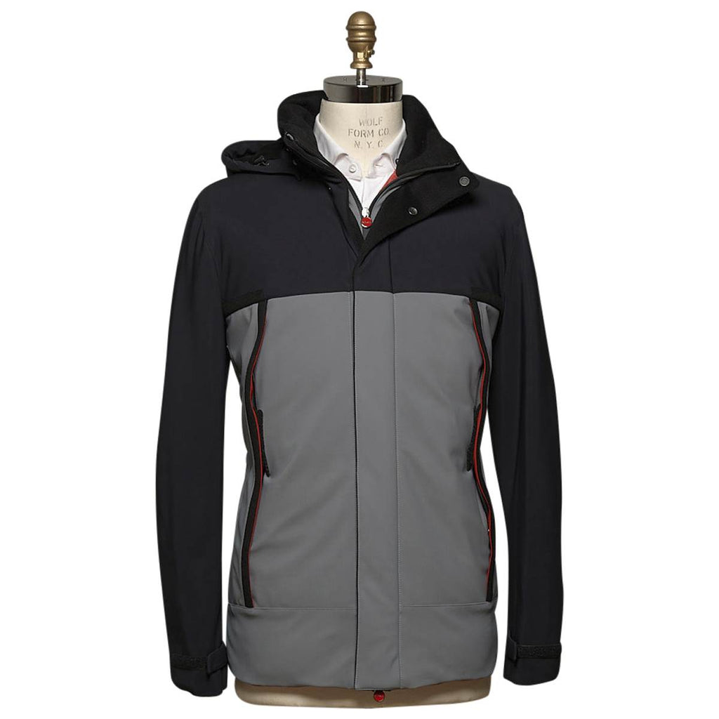 Kiton KITON Gray Black Pa Ea Snow Coat Gray/Black 000