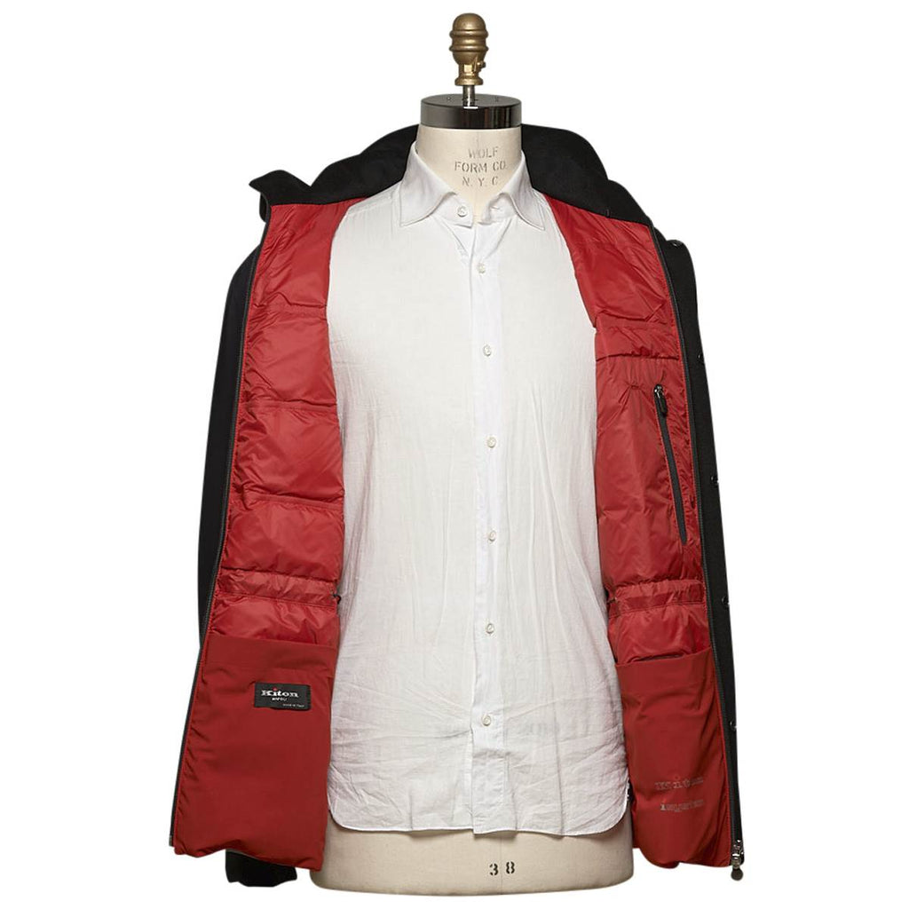 KITON Gray Black Pa Ea Snow Coat