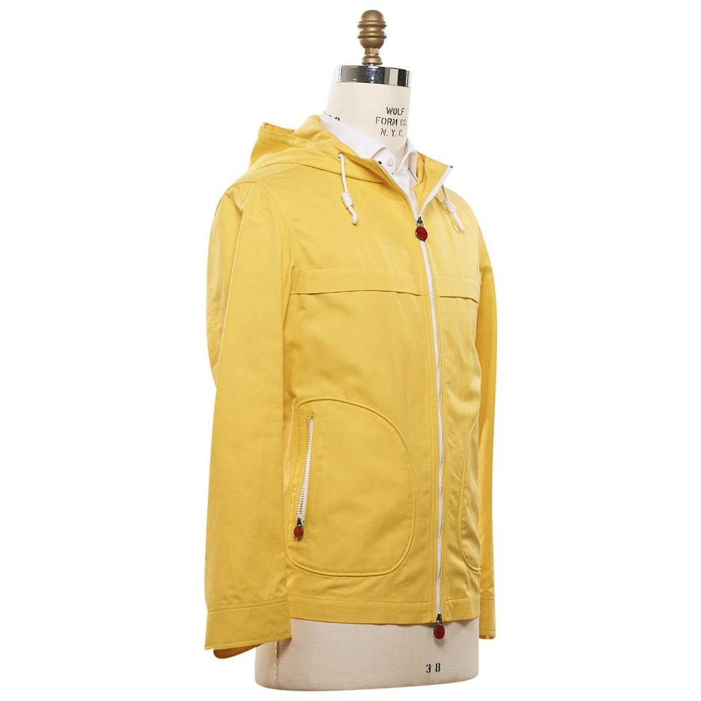 Kiton KITON Yellow Cotton Ab Coat Yellow 001