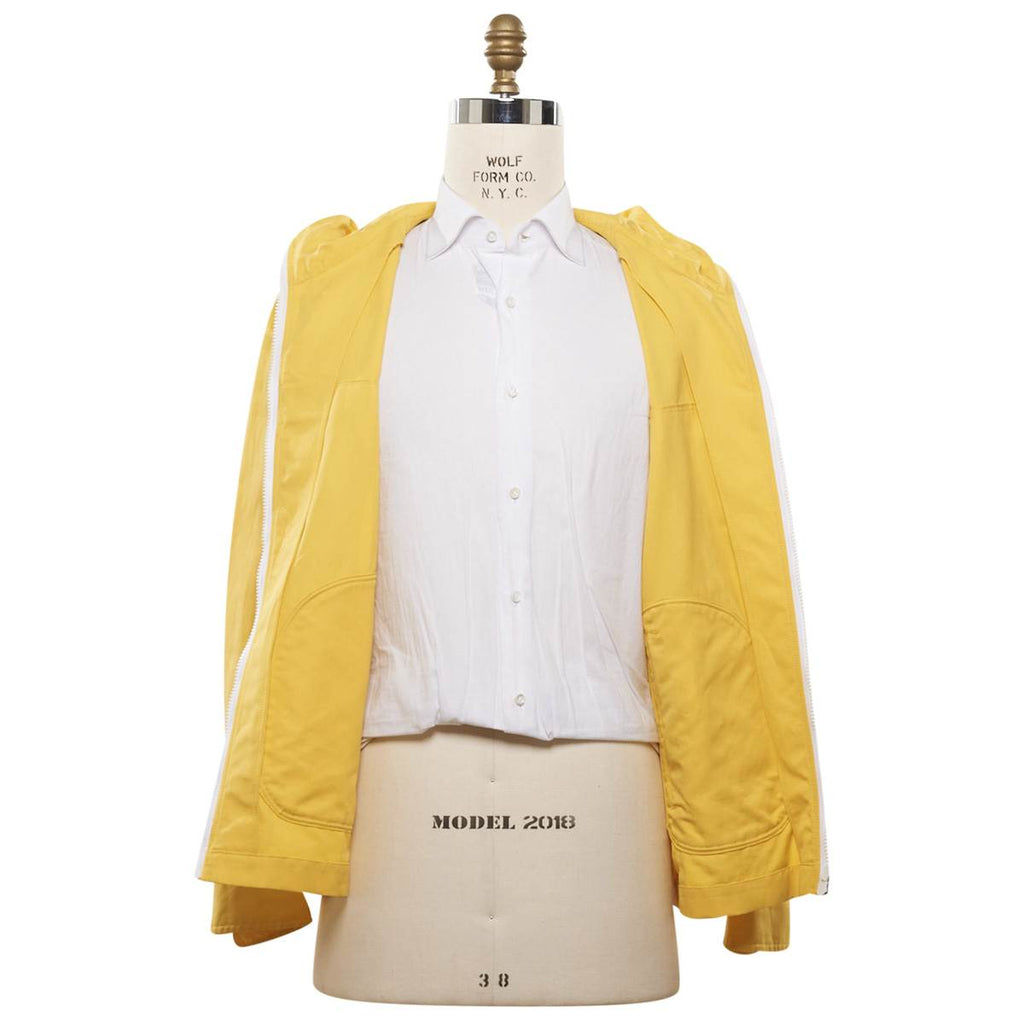 KITON Yellow Cotton Ab Coat
