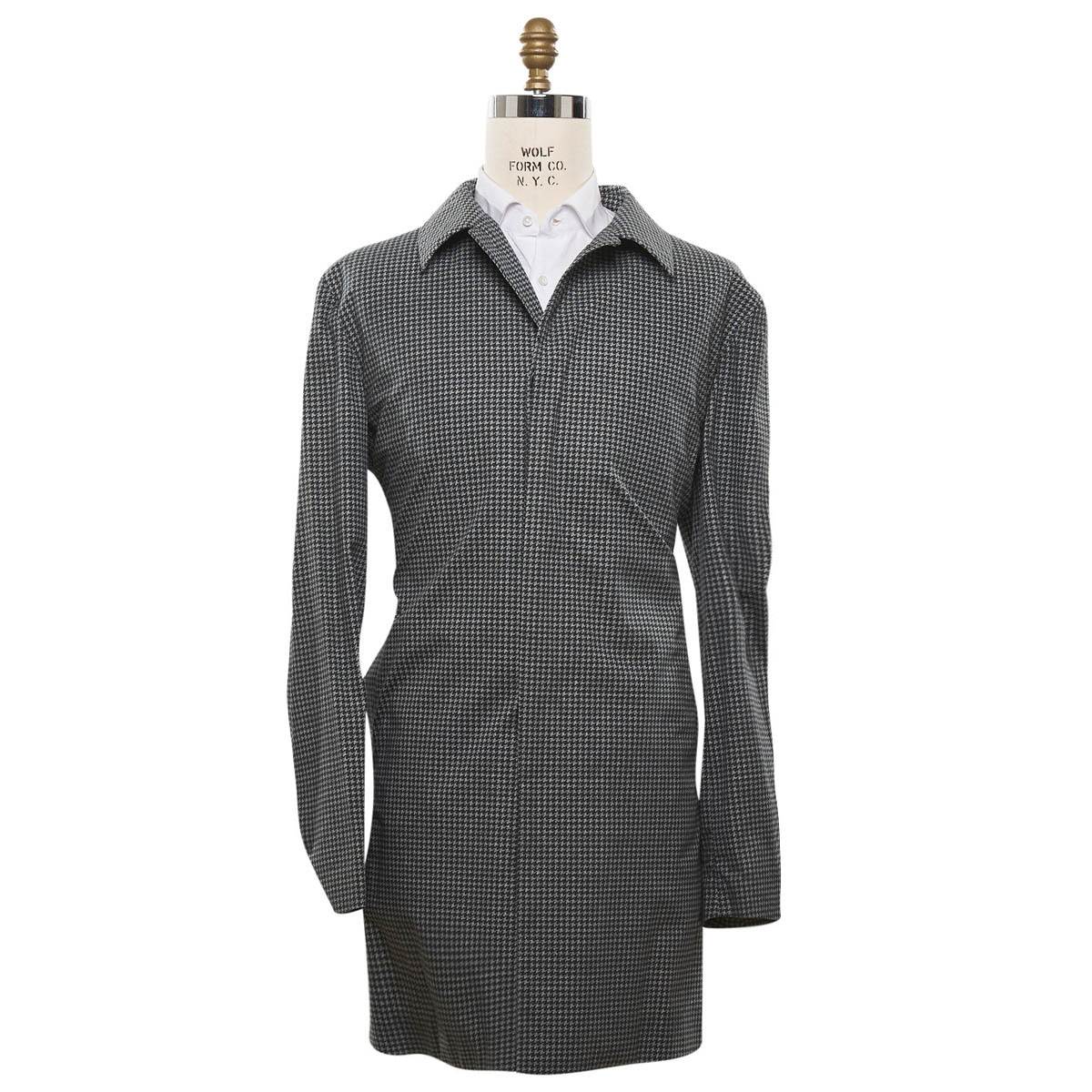 Kiton KITON Gray Cotton Coat Gray 000