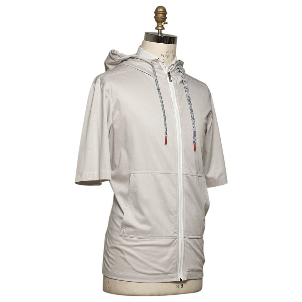 KITON Light Gray Cotton Sweatshirt