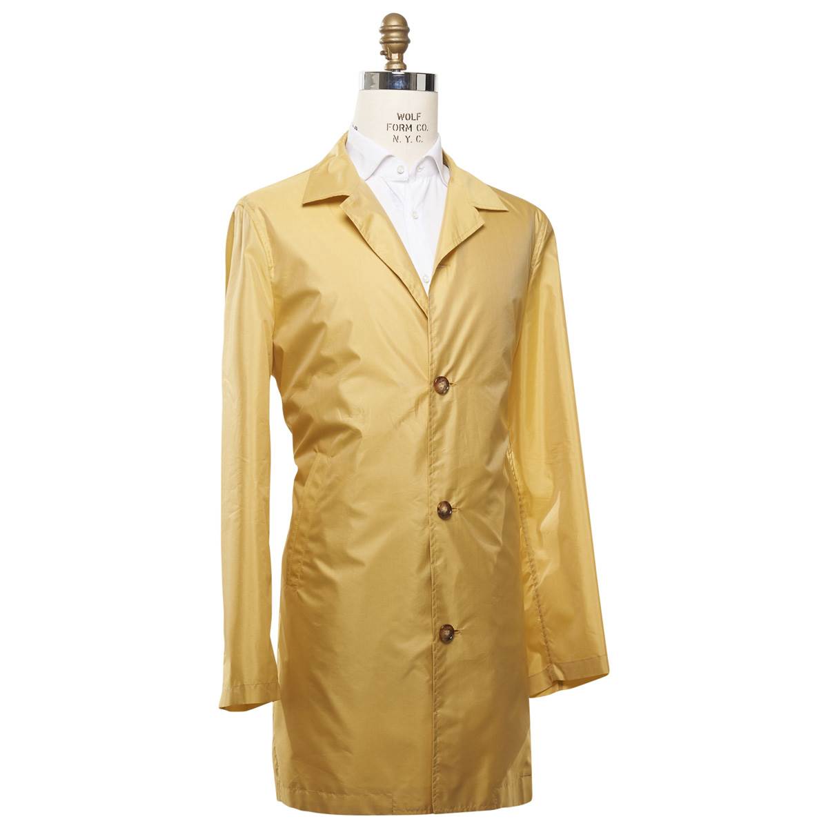Kiton KITON Yellow Pl Silk Packable Rain Coat Yellow 001
