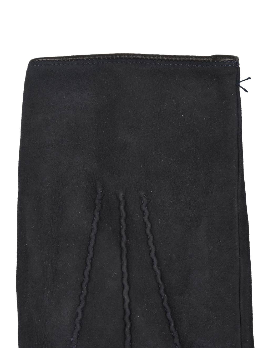 Kiton Kiton Blue Leather Suede Gloves Blue 001
