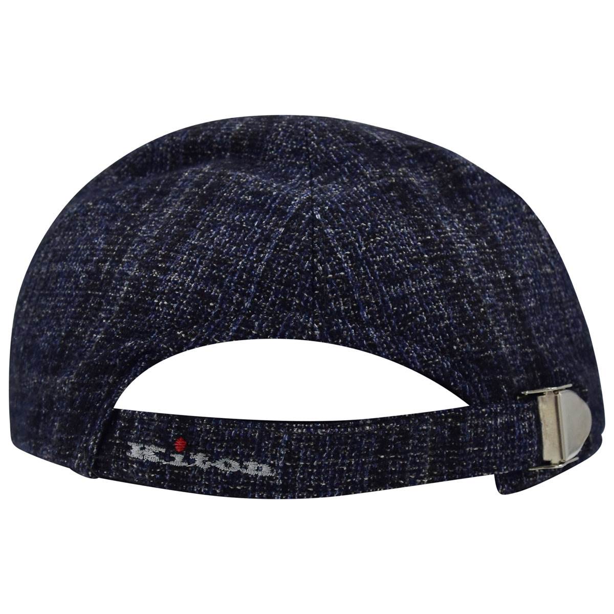 KITON Multicolor Cashmere Silk Linen Baseball Cap