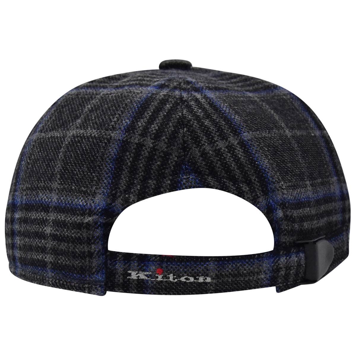 KITON Multicolor Cashmere Baseball Cap