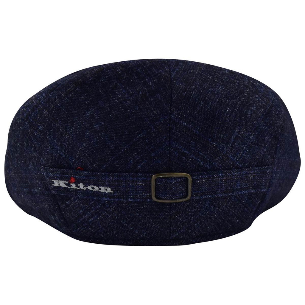 Kiton KITON Blue Cashmere Silk Linen Flat Cap Blue 001