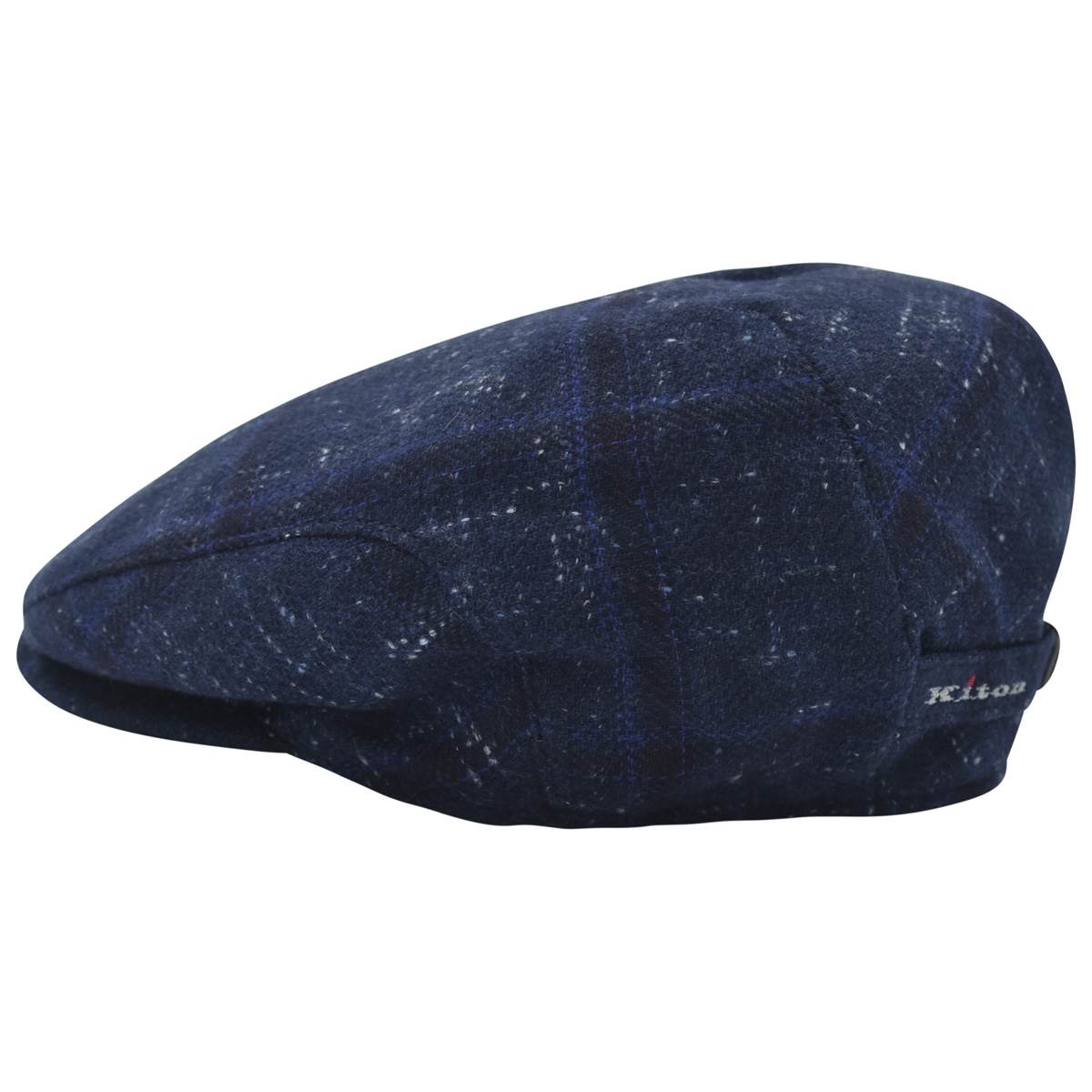 Kiton Kiton Blue Cashmere Flat Cap Blue 000