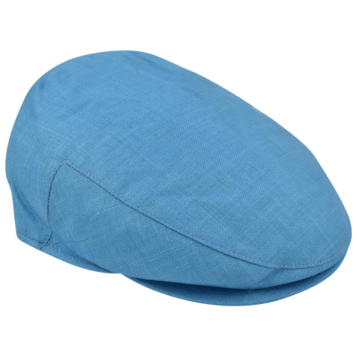 Kiton KITON Light Blue Silk Cashmere Linen Flat Cap Light Blue 000