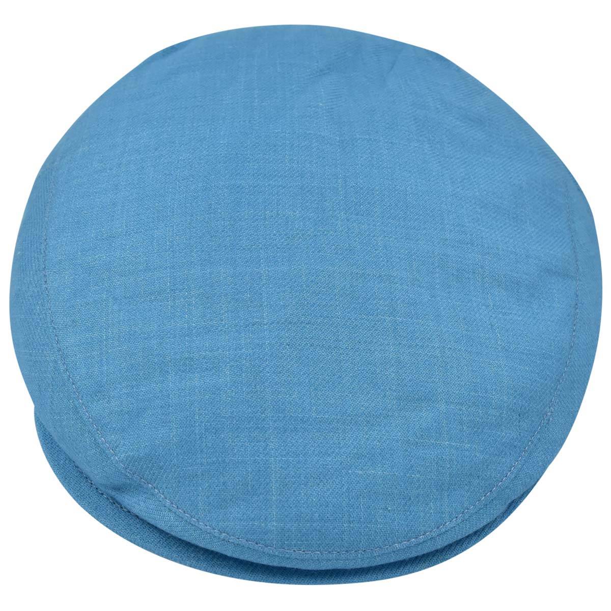 Kiton KITON Light Blue Silk Cashmere Linen Flat Cap Light Blue 001