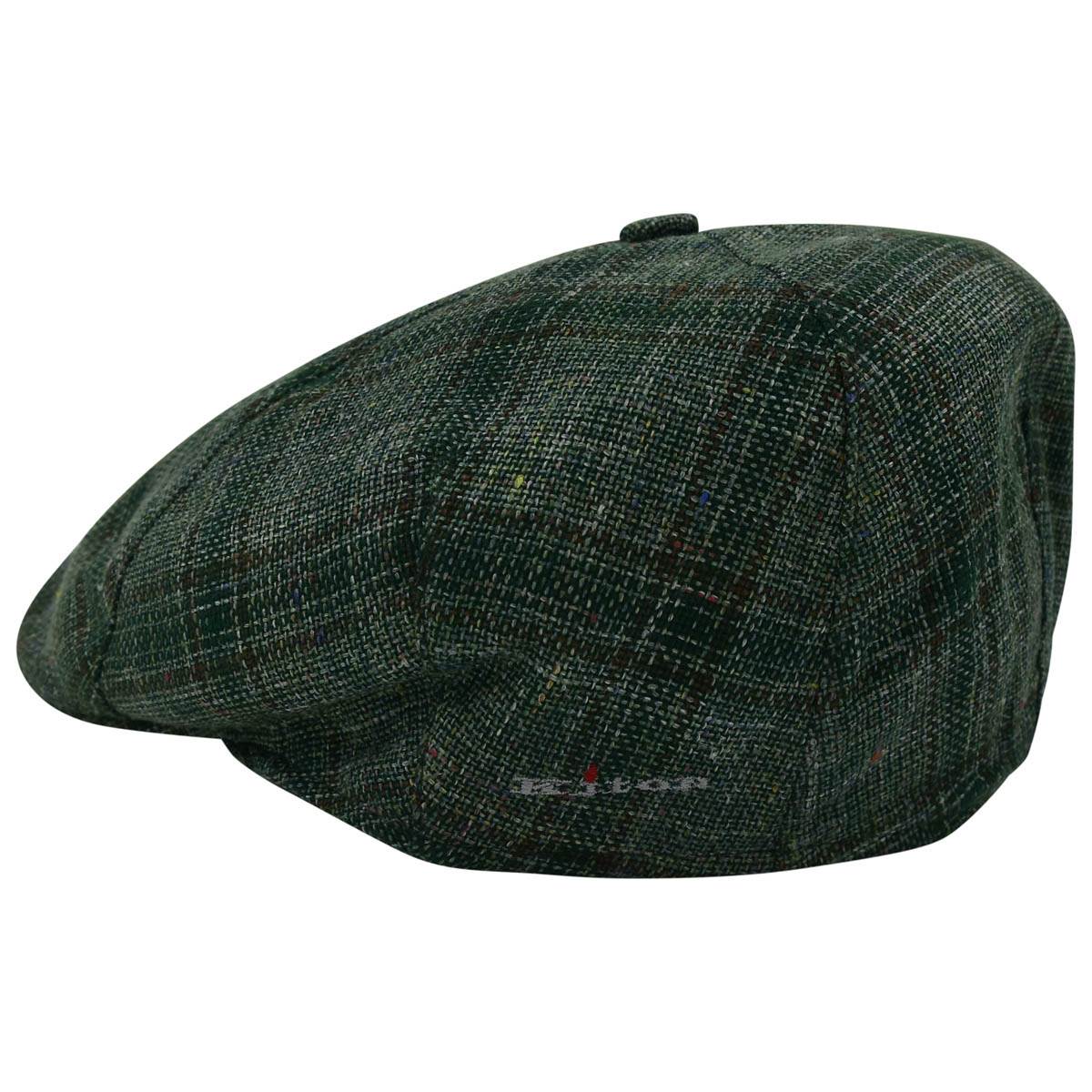 KITON Multicolor Cashmere Silk Linen Flat Cap