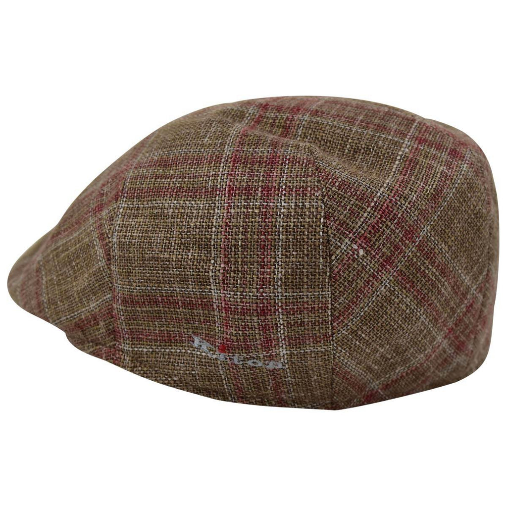 KITON Multicolor Cashmere Silk Linen Flat Cap