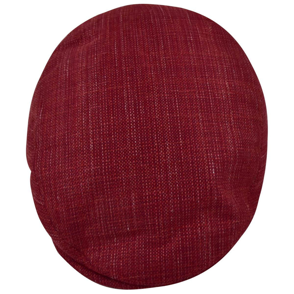 Kiton KITON Red Cashmere Silk Linen Flat Cap Red 001