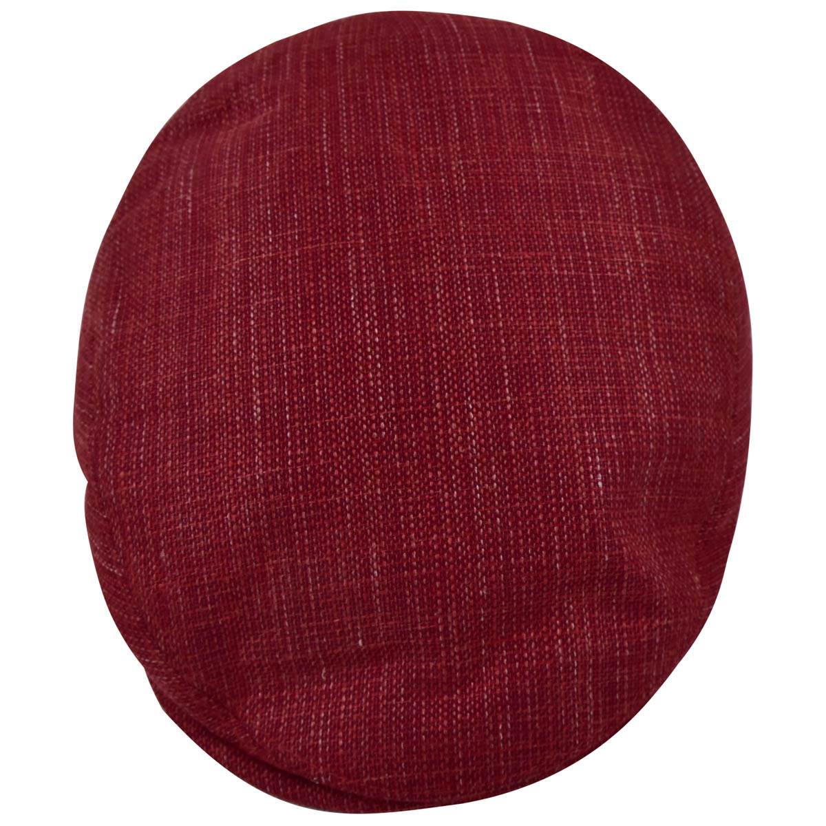 Kiton KITON Red Cashmere Silk Linen Flat Cap Red 001