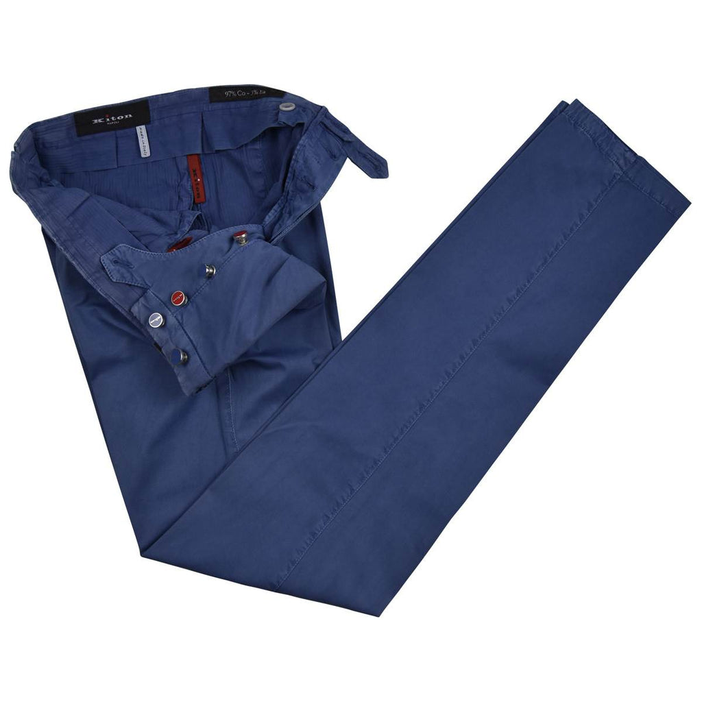 Kiton KITON Blue Cotton Ea Jeans Blue 001