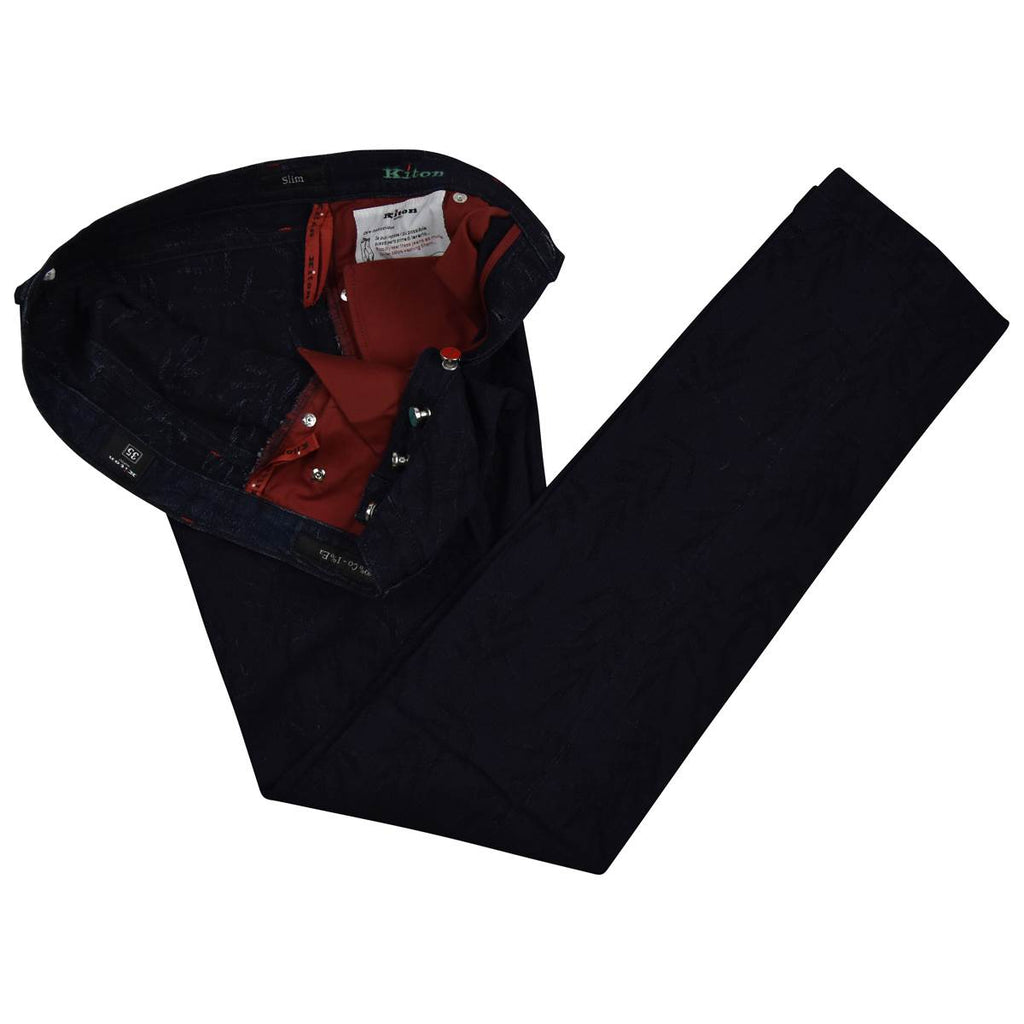 KITON Blue Cotton Ea Jeans