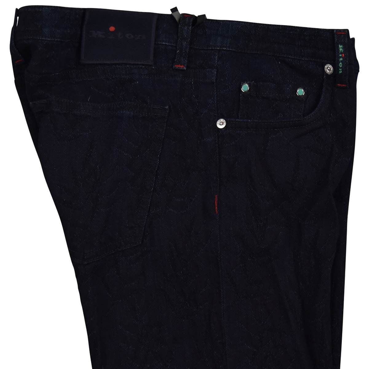 KITON Blue Cotton Ea Jeans