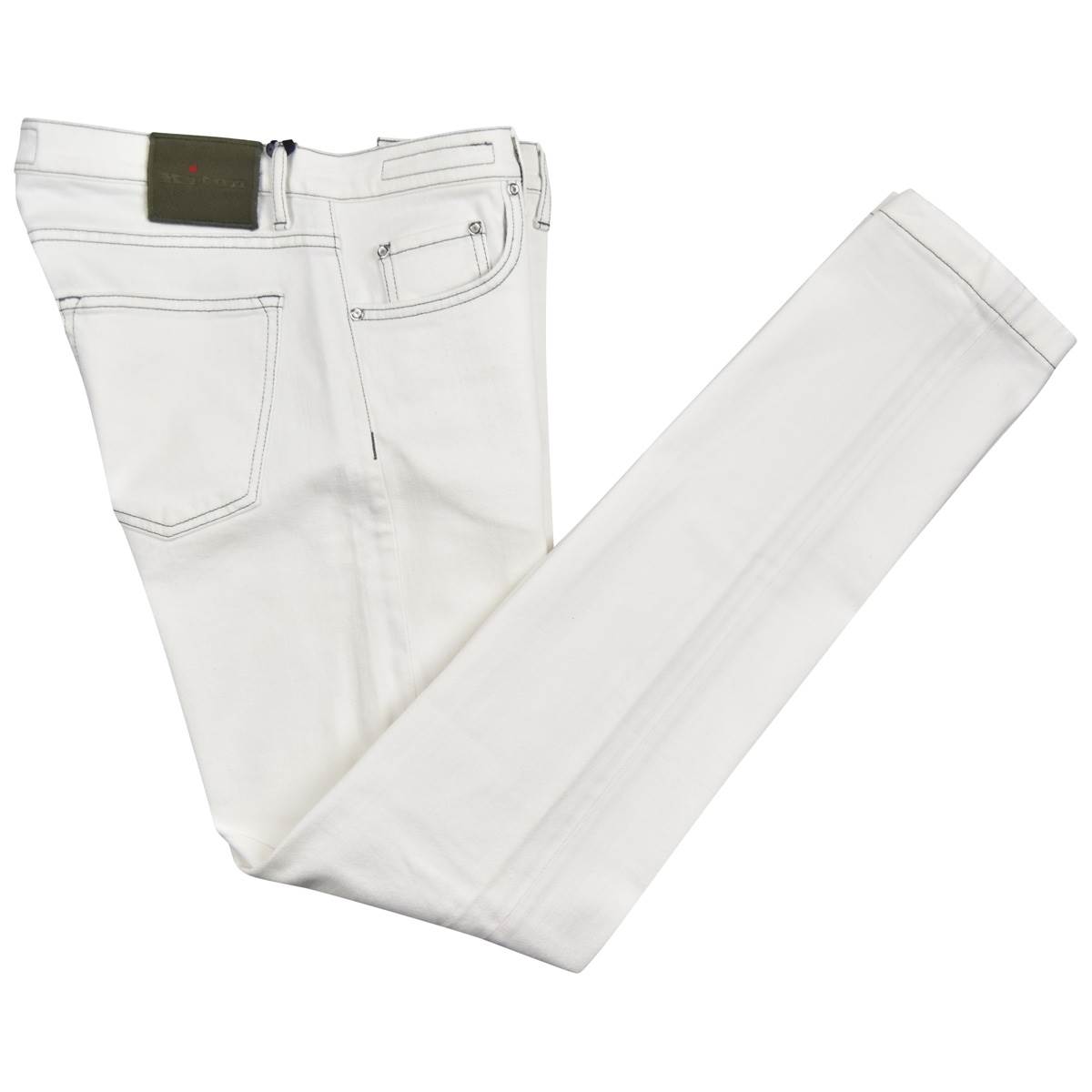KITON White Cotton Ea Jeans Limited Edition 02 of 8