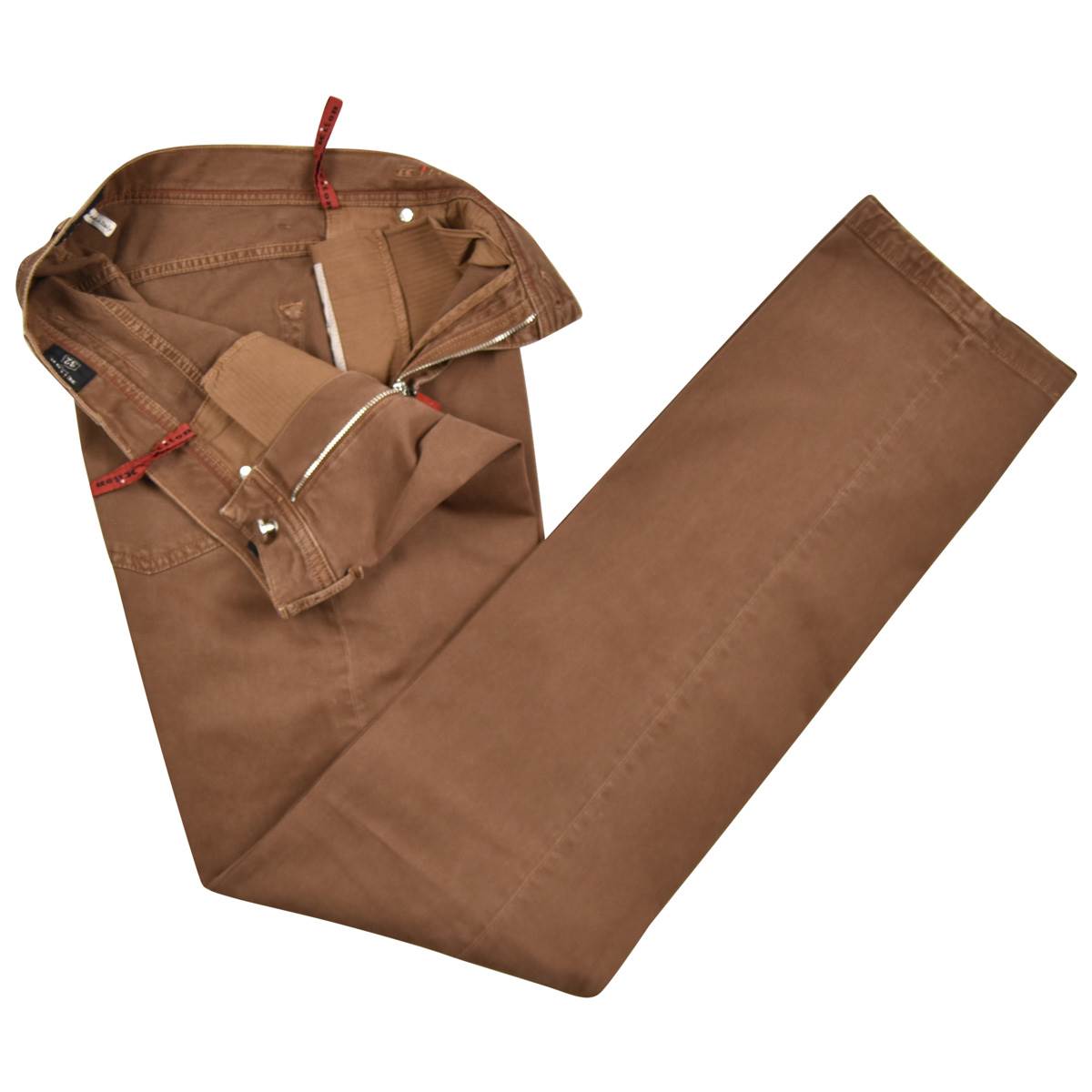 Kiton KITON Brown Cotton Cashmere Ea Pants Brown 001